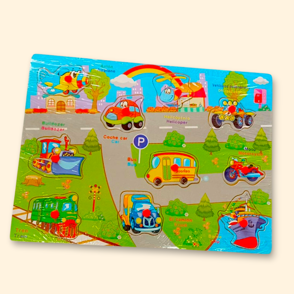 Producto - ENCASTRE TRANSPORTES -bilingue