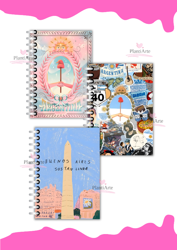 Producto - Agendas Argentina- Tapas y contratapas