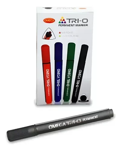 Producto - Marcador al Agua Omega Trio Punta Redonda - 0