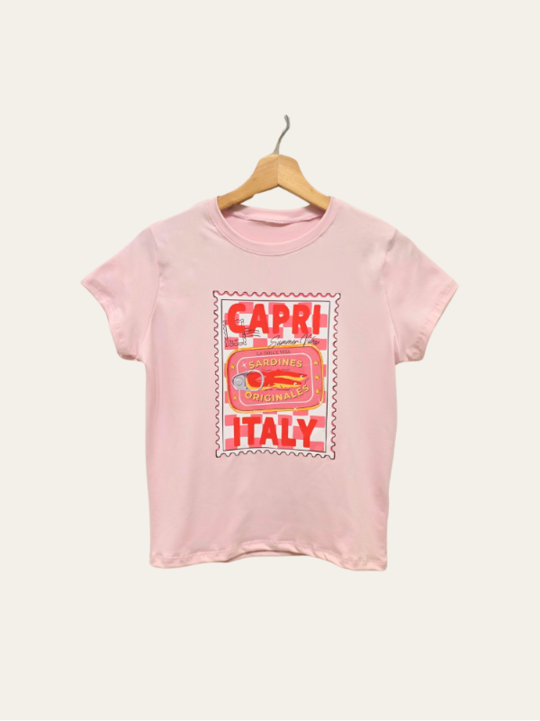Producto - Remera Capri Italy sardinas estampada (soft con DTF) - 4