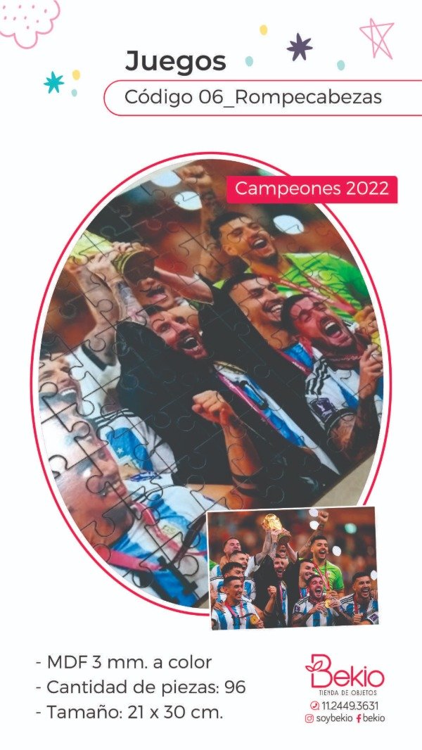 Producto - Rompecabezas Campeones 2022