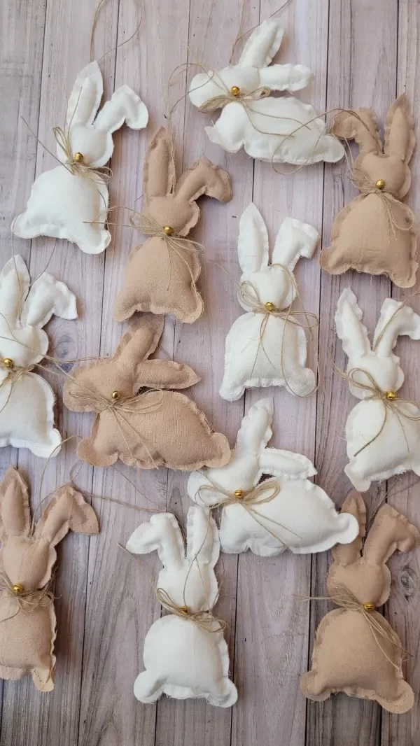 Producto - CONEJITOS DE TELA X 6 UNIDADES Nude y natural