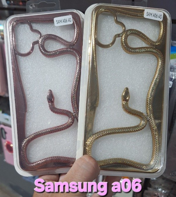 Producto - Fundas luxury serpiente 3d. Samsung a06 - 2