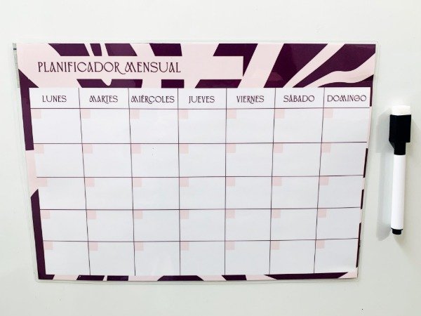 Producto - Planner Mensual Imantado Bordo