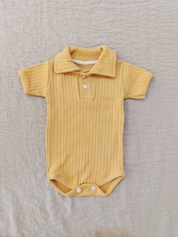 Producto - 3-6 MESES - Body con cuello acanalado