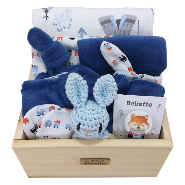 Producto - Box Plush y Pima 10 P / Azul Train