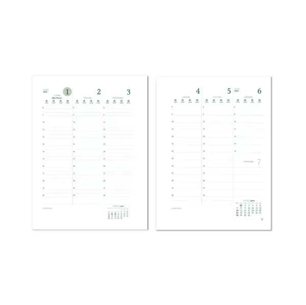 Producto - REPUESTO DE AGENDA 2026 N8 NORPAC SEMANAL