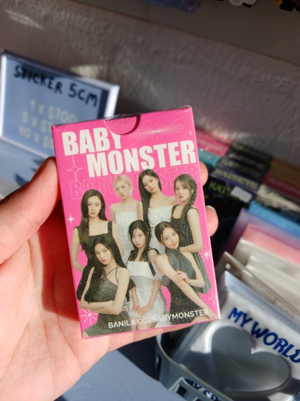 Producto - caja photocard baby monster