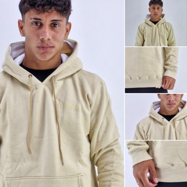Producto - Canguro Cibarta MODELO MAMBA Frisado Beige  Algodón  primera calidad