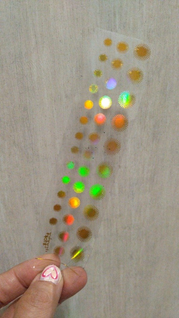 Producto - Estampa SHINE Acetato 3,5x14,5cm Argentina #1 Solcitos para Escarapelas