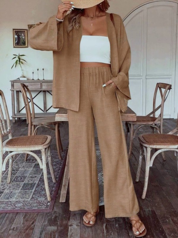 Producto - Conjunto de Lino con Saco