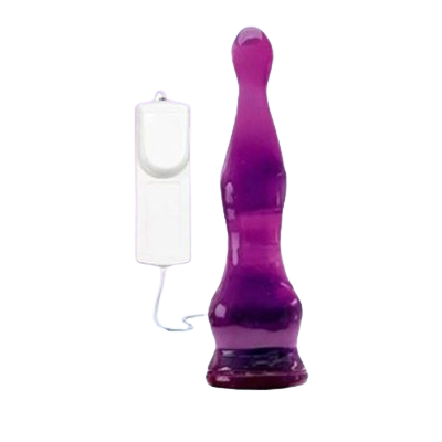Producto - Consolador Dilatador Inexpulsable Anal con Vibrador Mide 20 x 4 cm Cod A19-26