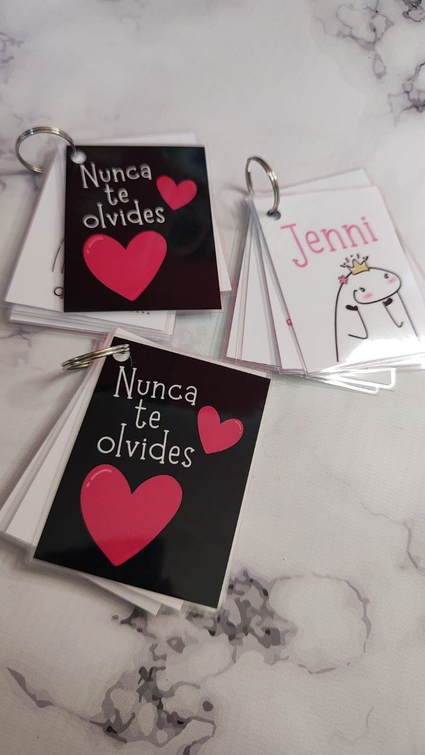 Producto - Llavero plastificado canción