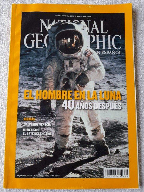 Producto - Revista National Geographic - Agosto 2009 Hombre En La Luna