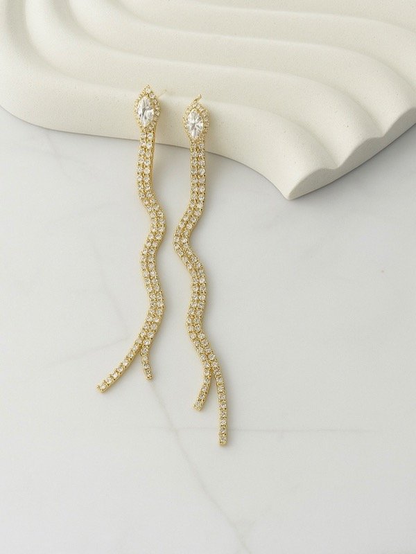 Producto - AROS DORADOS SERPIENTES CUBICS 2924