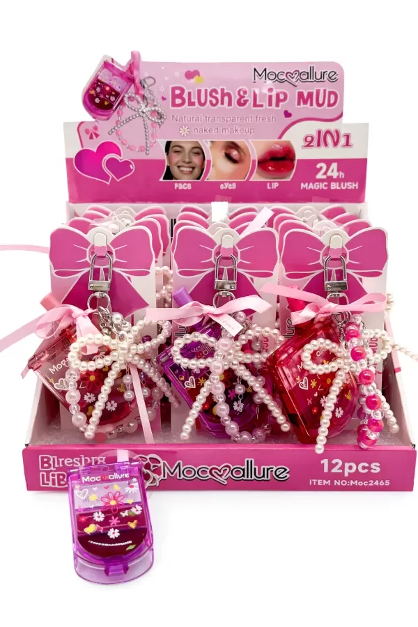 Producto - Labial/rubor 2 en 1 llavero mini celular Mocallure LM 5/26