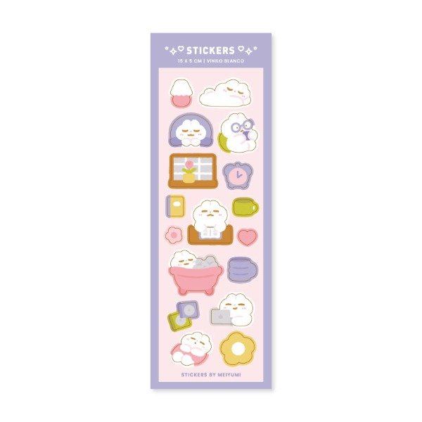 Producto - Plancha de stickers "En casa"