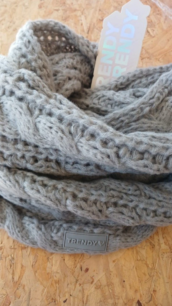 Producto - INFINITO TEJIDO GRIS TRENDY