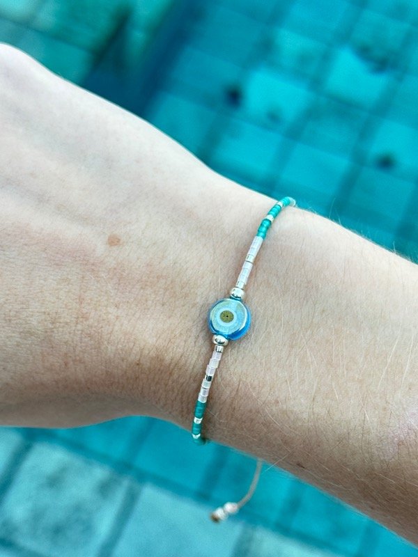 Producto - Pulseras Miyuki Celeste