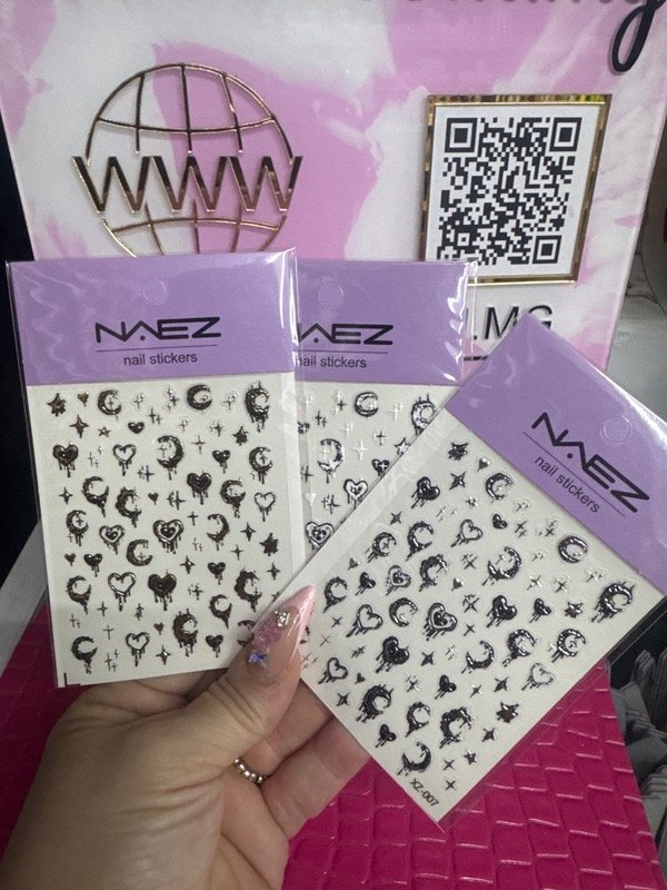 Producto - Stickers corazones goticos surtidos sin eleccion