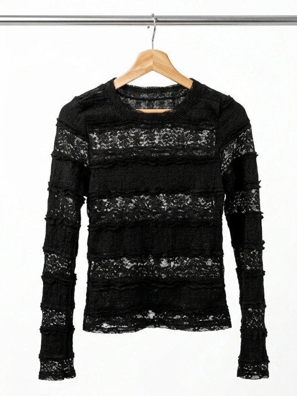 Producto - Remera manga larga encaje