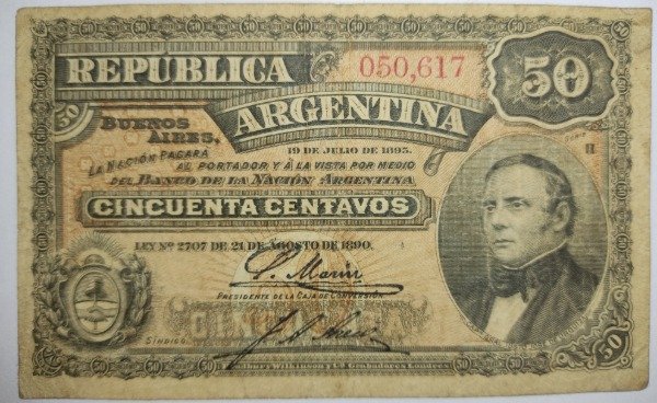 Producto - Fraccionario 50 centavos año 1896 - 0