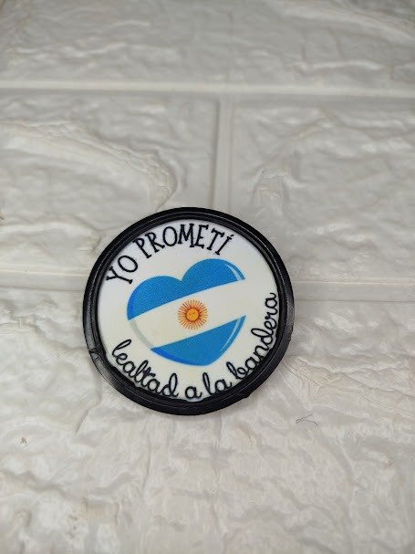 Producto - Pin de 5 cm para la jura x 10 und