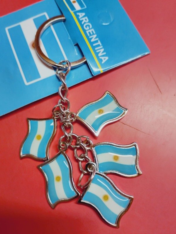Producto - Llavero banderita argentina