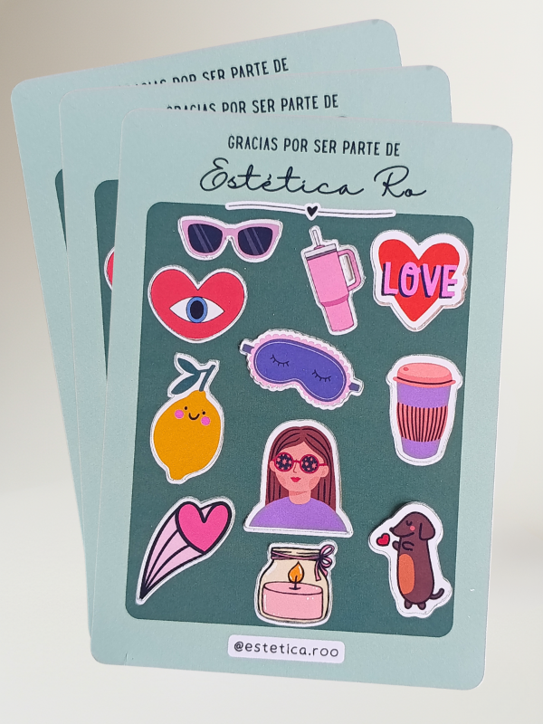 Producto - Planchita de Stickers