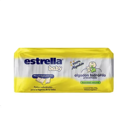 Producto - Algodón pre cortado estrella x 100gr