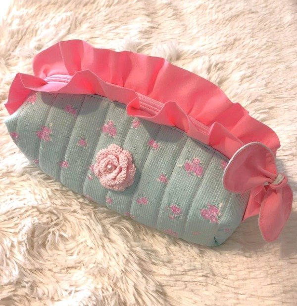 Producto - Neceser Romántico/Coquette "ROSA EN FLOR"