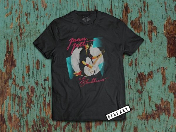remera Joan jett colour vintage