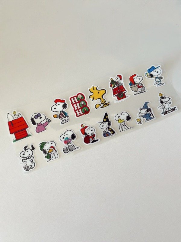 Producto - Plancha DTF UV - Snoopy eras combinado navidad