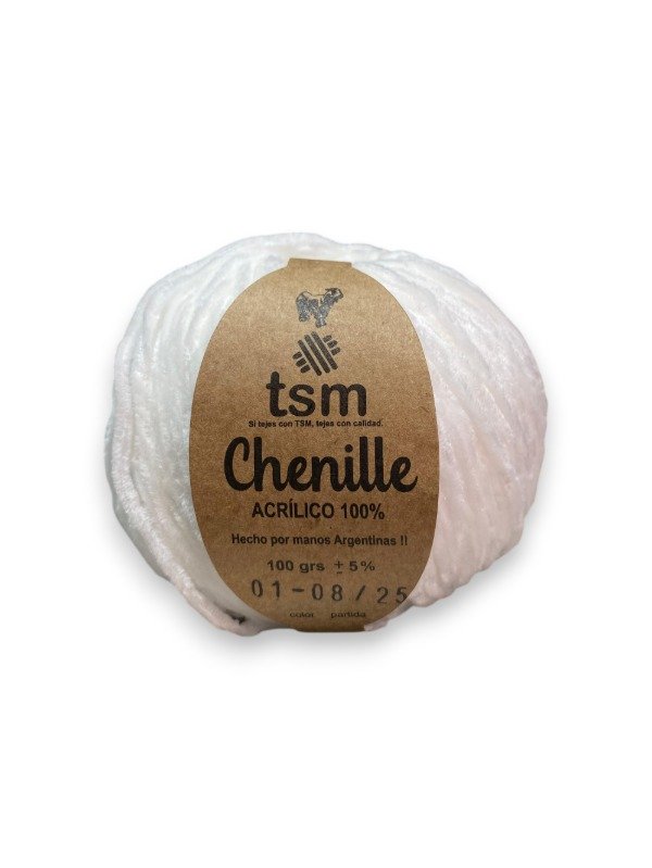 Producto - CHENILLE - 01 BLANCO