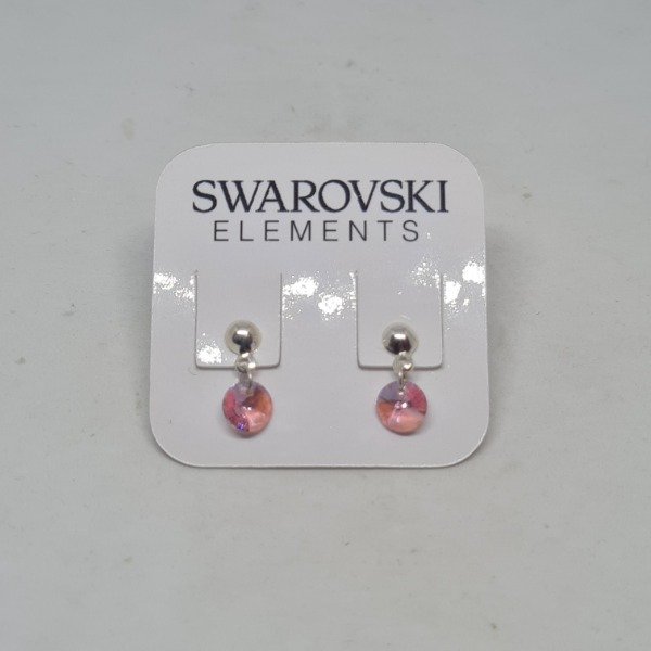 Producto - Aros wheel 6 Rosa Swarovski