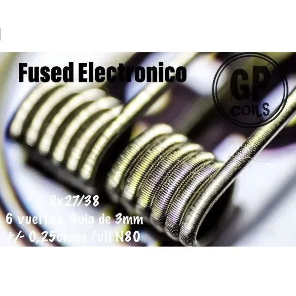 Producto - Resistencias Artesanales GP Coils Fused Electrónico 0.25