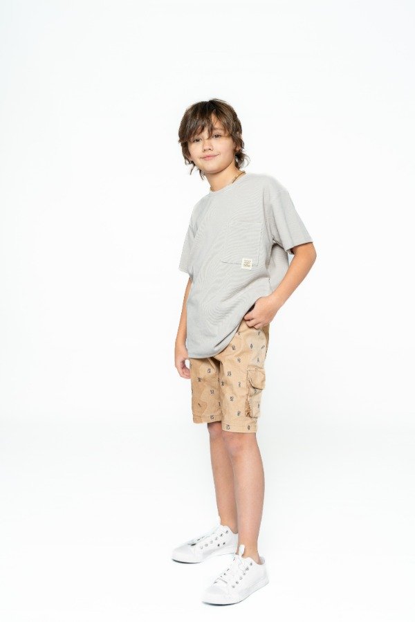 Producto - Bermuda Estampada Gabardina