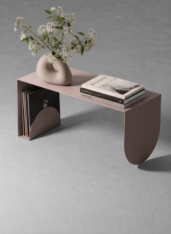 Producto - Mesa ratona G - Mesa de living en chapa plegada - Colores - 0