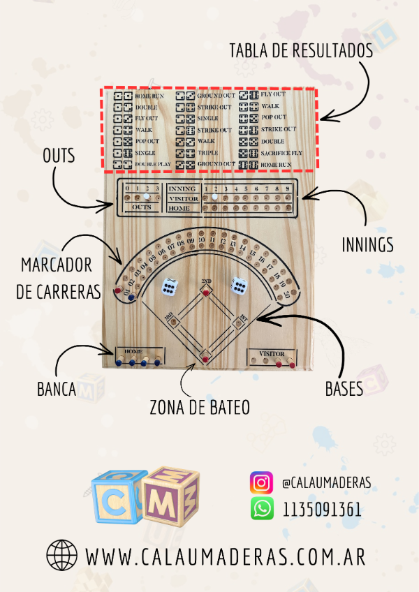 Producto - Juego de Béisbol de Mesa - 9