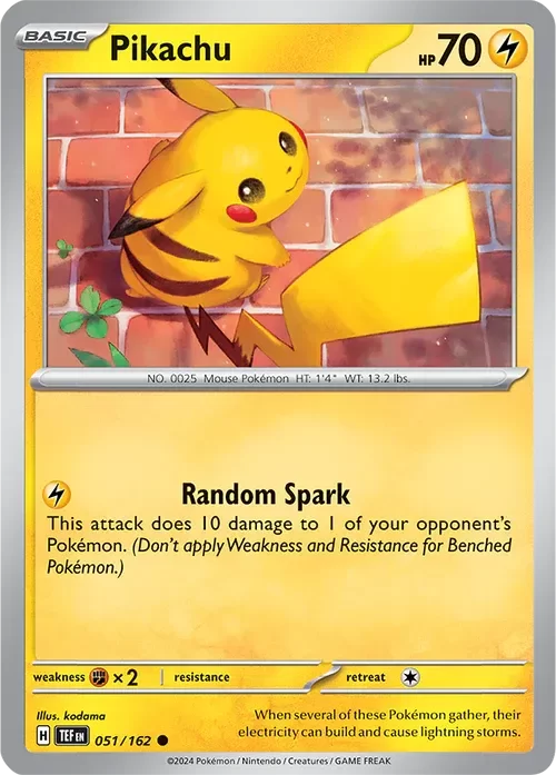 Producto - Pikachu - 051/162 - Temporal Forces