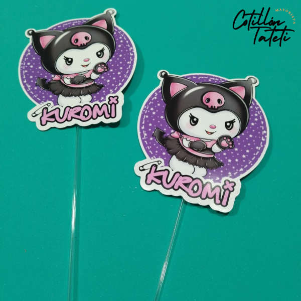 Producto - TOPPERS KUROMI - 2 UNIDADES