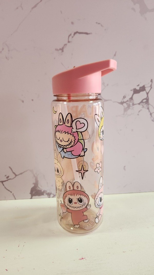 Producto - Botella con pico Labubu Rosa