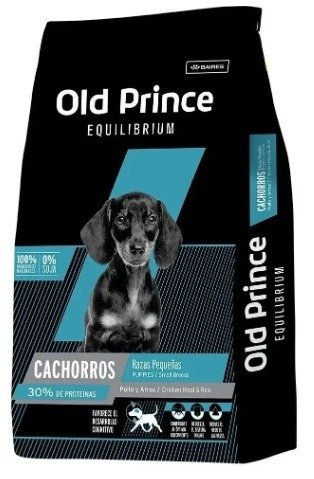 Producto - Old Prince - Equilibrium Cachorros Razas Pequeñas Pollo y Arroz