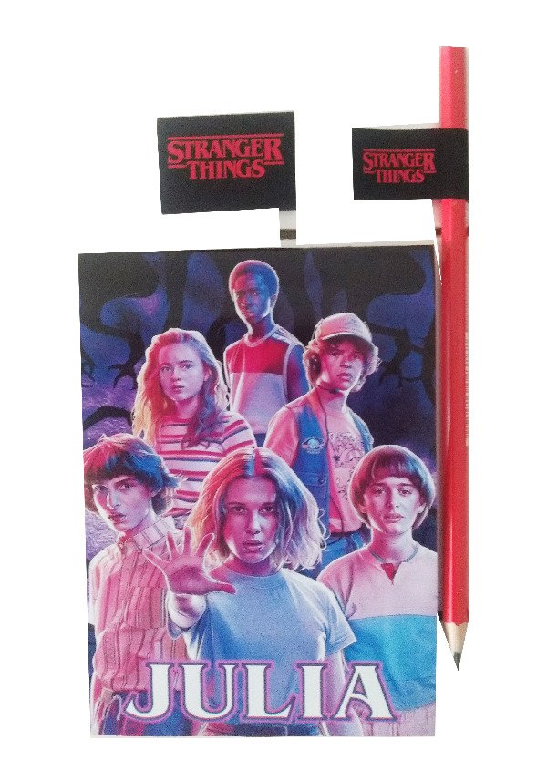 Producto - 15 Anotadores 14x10cm con 15 Gomas y 15 Lapiz negros