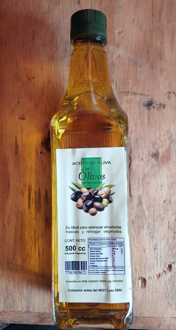 Producto - Aceite de oliva 500 ml.