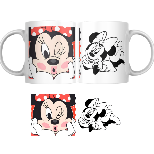 Producto - Taza - minnie 1 (para pintar) - 0
