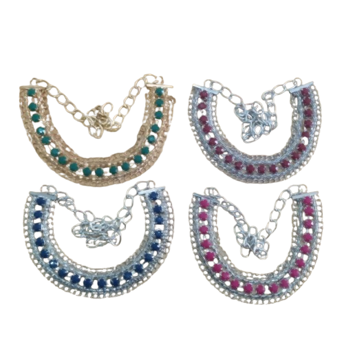 Producto - Collar Bijou Gemas Pequeñas Cadenas CC13