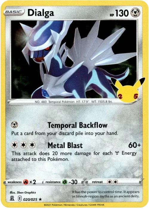 Producto - Dialga - 020/025 - Celebrations - Holo