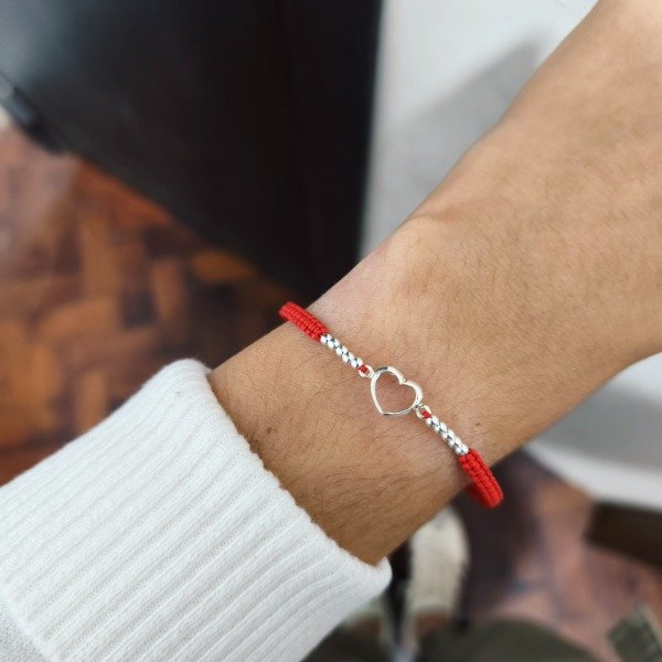 Producto - Pulseras macramé corazón (#545)