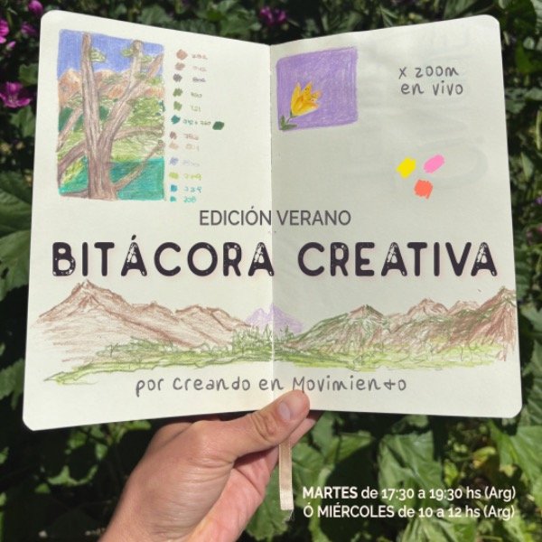 Producto - Taller Bitácora Creativa - ONLINE en vivo - 4 clases x mes